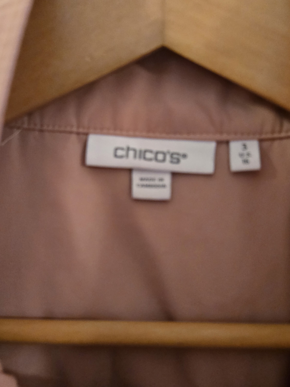 Chico's Hooded Windbreaker Utility Jacket Blush Pink - Picture 6 of 7